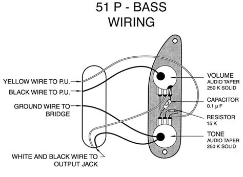 Fender Precision Bass Wiring Schematic Guitar