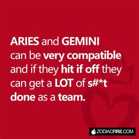 It is a good thing that they both don't care that much about other's opinions anyway. #Aries and #Gemini can be very compatible... #numerology7 ...