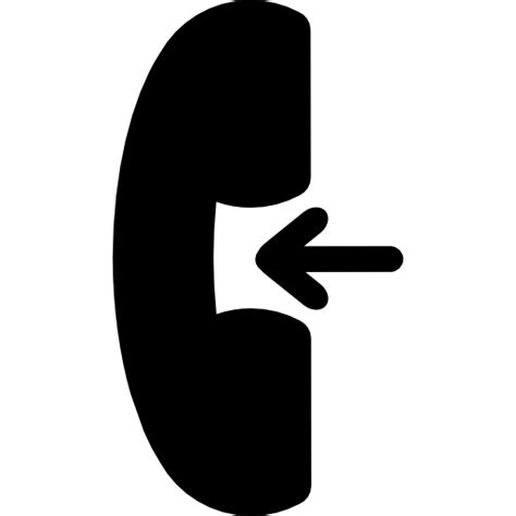 Arrow Symbol Interface Phones Phone Symbols Auricular Incoming