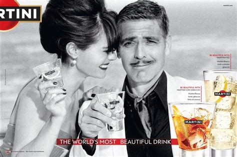 Martini 2009 Advertising The Worlds Most Beautiful Drink With George