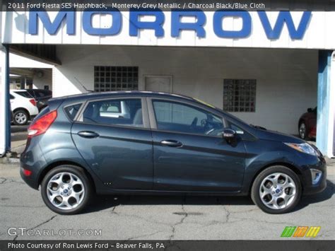 Loaded with substance, fiesta changes everything. Monterey Grey Metallic - 2011 Ford Fiesta SES Hatchback ...