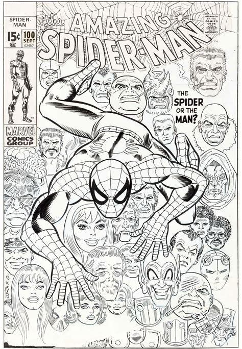 John Romita Sr Amazing Spider Man 100 Cover Dangerous Universe