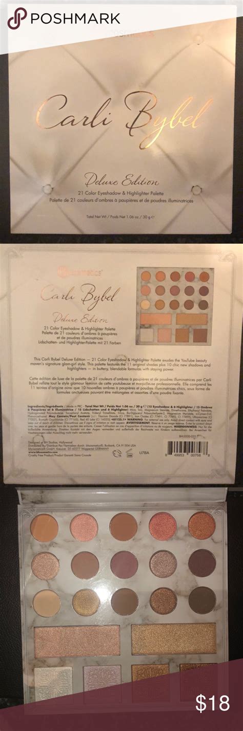 Bh Cosmetics X Carli Bybel Deluxe Edition Palette Bh Cosmetics