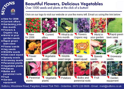 Check spelling or type a new query. Suppliers of Seeds, bulbs, flowers and organic vegetables ...