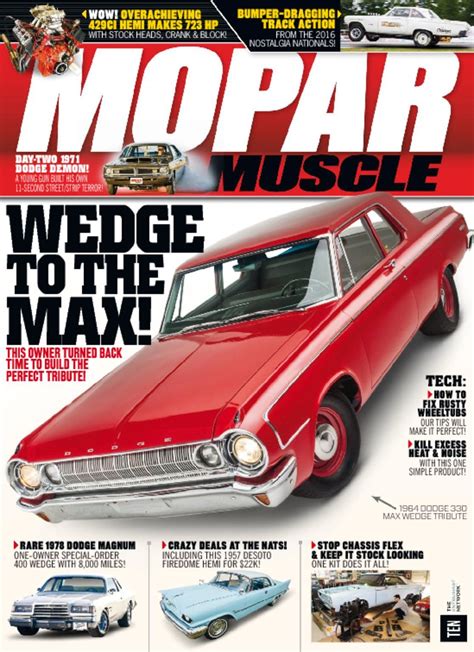 Mopar Muscle Magazine Your Guide To Muscle Cars