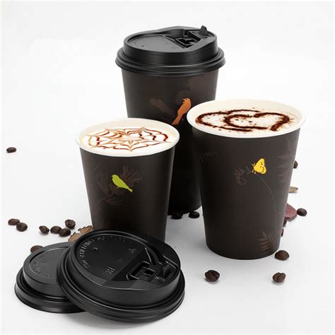 Disposable Coffee Cup 8oz12oz16oz Drink Juice Milk Tea Takeaway