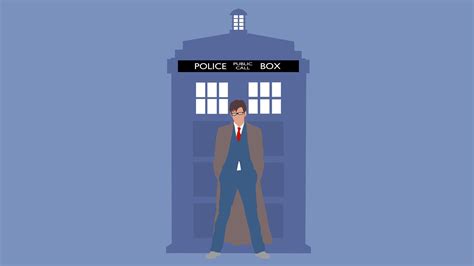 Doctor Who The Doctor Tardis Tenth Doctor Wallpapers Hd Desktop