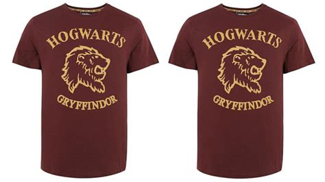Mens Harry Potter Hogwarts Gryffindor T Shirt £5 Asda George