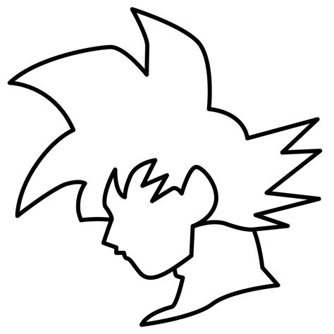 Dibujo De Goku Para Colorear E Imprimir Dibujos Y Colores