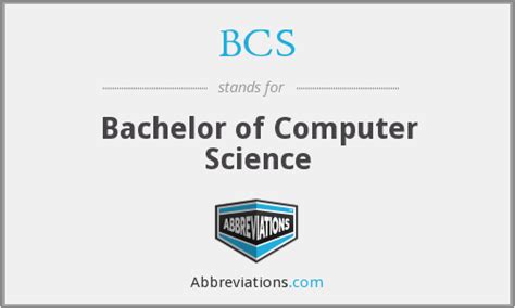 Bcs Bachelor Of Computer Science