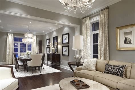 Regency Estates Model Home Goes Big Grand Beige Living Rooms Living