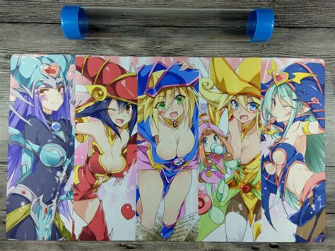 Dark Magician Girl Yugioh Duel Battlefield Custom Playmat Ccg Mat Best