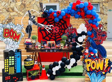 Buy Ub Spiderman Party Decoration Balloon Garland Set Spiderman