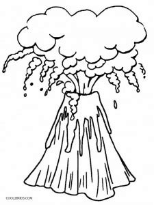 Showing 12 coloring pages related to lava. Printable Volcano Coloring Pages For Kids