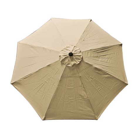Replacement umbrella canopy only (umbrella ribs, pole and top finial are not included). Patio Market Outdoor 9 FT 8 Ribs Umbrella Cover Canopy Tan ...