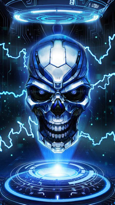 Blue Skull Wallpaper 59 Images