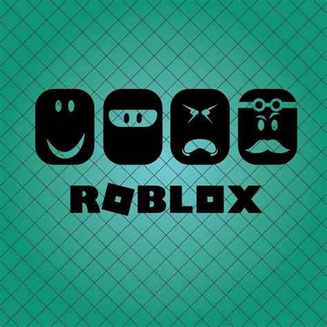 Roblox Roblox Icons Svg Layered Svg Cricut Cutting File Etsy