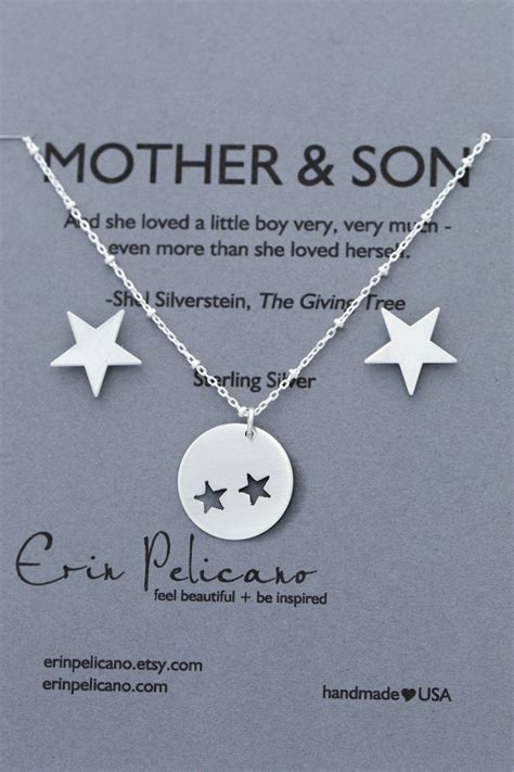 View gallery 31 photos 1 of 31. Mother's Day Gift Mom Son Jewelry Mother Son Gift Mother ...