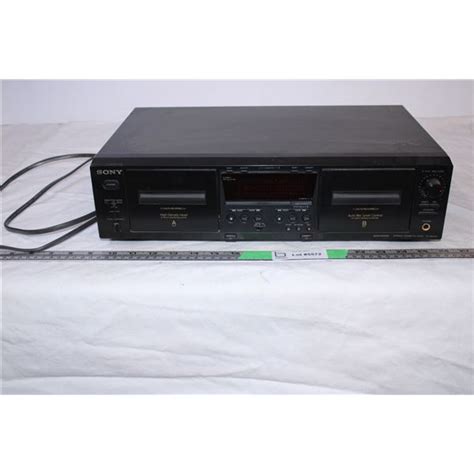 Sony Stereo Cassette Deck Radio Working Bodnarus Auctioneering