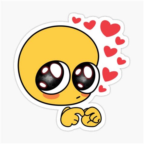 Shy Emoji Sticker For Sale By Veroniaclothing Redbubble