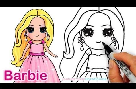 This will be the last. How to Draw Barbie Cute Step by step Draw So Cute Girl ...