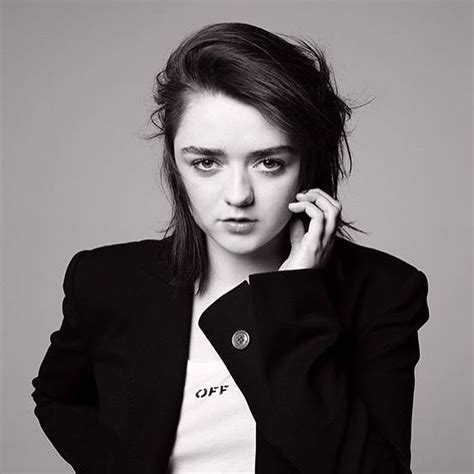 Arya Stark Fan No Instagram Day Black And White Maisie Williams Maisiewilliams
