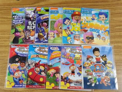 Lot Of 11dvds The Backyardigans Nick Jr 3 3 Bubble Guppies 4