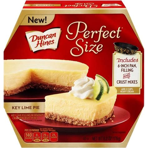 Duncan Hines Perfect Size Key Lime Pie Mix 62 Oz From Schnucks