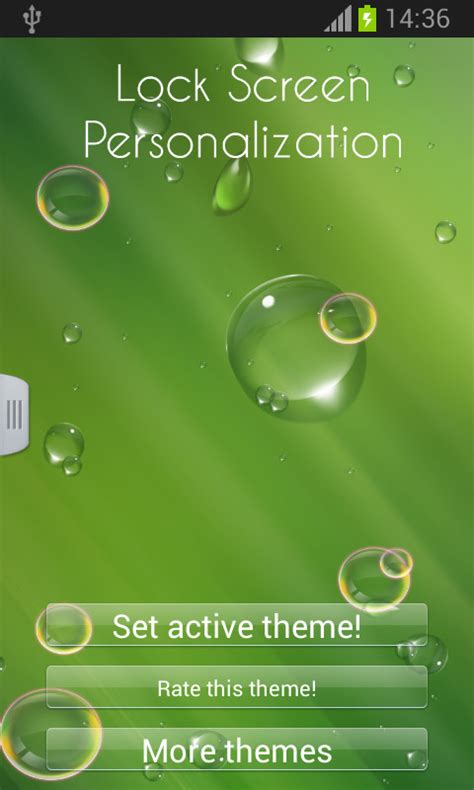 Lock Screen Personalization Free Android Theme Download Appraw
