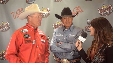 Round 2 Nfr Team Roping Winners Clay Obrian Cooper And Derrick Begay