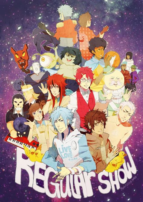Regular Show Anime By Princezzrockz On Deviantart