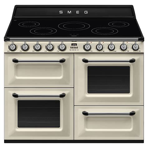 Smeg 110cm Victoria Freestanding Cooker With Induction Hob Cream Tr4110ip2 Signature Appliances