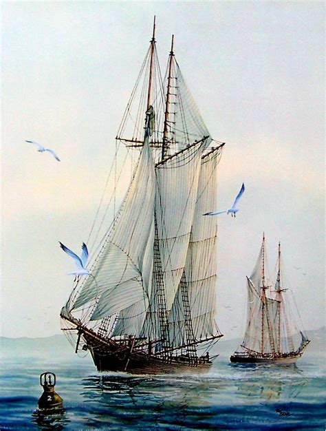 Sailing Ship Ii Art Print Size 18x24 9998