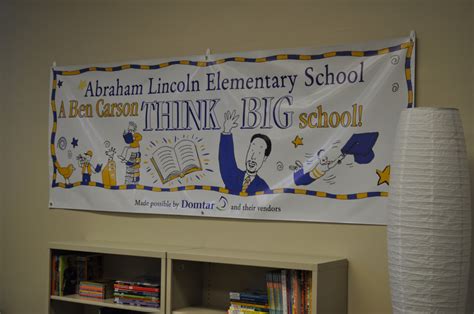 Abraham Lincoln Elementary School Reading Room Opening Carson