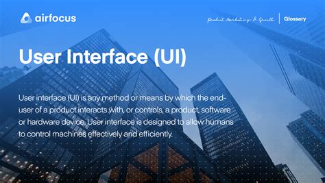 What Is A User Interface Ui Definition And And Faq Airfocus