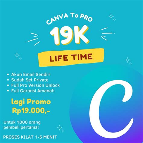 Jual Canva Premium Bulanan Tahunan Bergaransi Shopee Indonesia