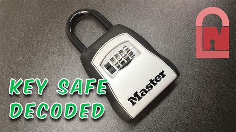 Master Lock 5400EURD Key Safe Decoded - YouTube