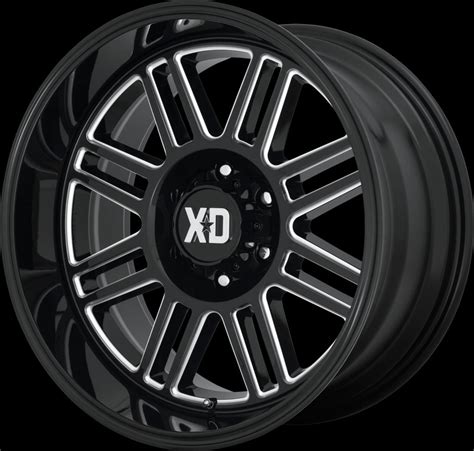 Xd Wheels Xd850 Cage Black Milled Aspire Motoring