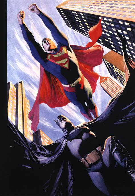 Superman And Batman By Alex Ross Comics Pinterest Batman Comic