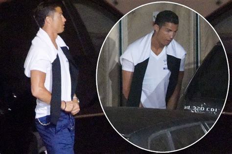 Real Madrid Star Cristiano Ronaldo Caught Urinating In The Streets During Holiday In Saint