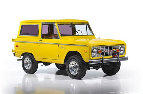 Used 1976 Ford Bronco For Sale 69900 Motorcar Classics Stock 2042