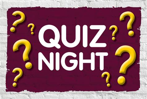 Quiz Night At The Gate Whitacres And Shustoke Show