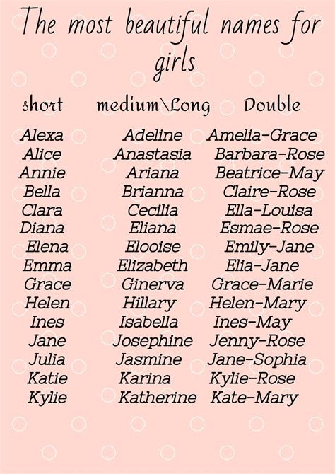 stunning names for girls artofit