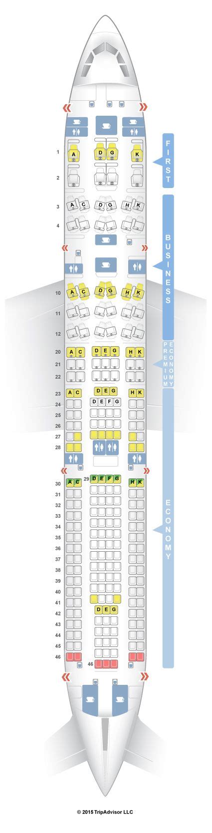 Seatguru Seat Map Lufthansa Airbus A330 300 333 V1 Seatguru A330