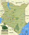 Detailed Kenya Map with Cities & National Parks, free to download as ...
