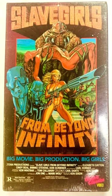 SLAVE GIRLS FROM Beyond Infinity VHS 1987 Elizabeth Kaitan VERY RARE