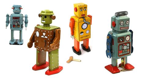 Tin Toy Retro Robot Toys Peltilelu Robotit Youtube
