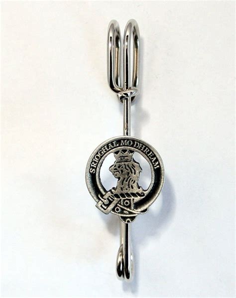 scottish clan macgregor crest kilt pin brooch british made t boxed h click image to