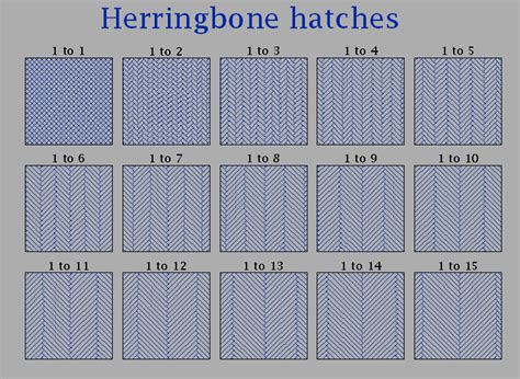 Herringbone Hatch Pattern Draw Space