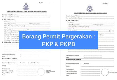 Police nab man with 15 fake cmco travel permits. HEBAHAN: MUAT TURUN BORANG PERMIT PERGERAKAN PKP DAN PKPB ...